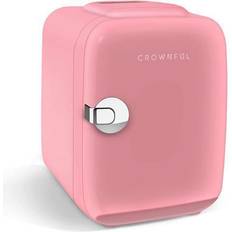 6 can mini fridge Crownful Fridge, 4 Pink