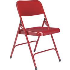 Red Kitchen Chairs National Public Seating Steel Folding Premium Kitchen Chair 2