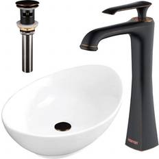 Bathroom Sinks Karran VC-301-WH Valera Oil