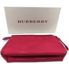 Women Cosmetic Bags Burberry cosmetic bag for women red