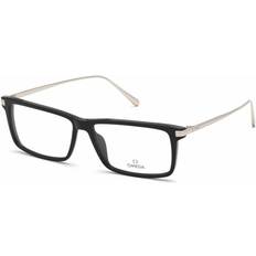 Omega OM5014 001 Men's Eyeglasses Black Size 58 Frame Only