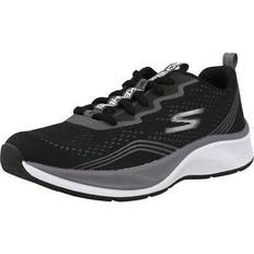 Skechers elite sport pro black/charcoal textile trainers shoes