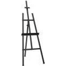 Black Easels Studio Designs Metal Museum Easel Black