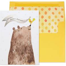 Birthday Cards & Invitations Bear with Banner Birthday Card