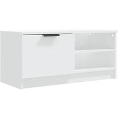 vidaXL 80 x 35 x 36,5 cm Konstrueret Træ Hvid TV-bord