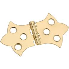 Building Materials Stanley Hardware 2-1/4 W X 1-5/16 L Solid Brass Steel Decorative Hinge pk 1