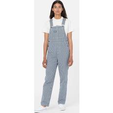 Arbejdstøj & Udstyr Dickies Denim Classic Hickory Stripe Bib Women Blå XS