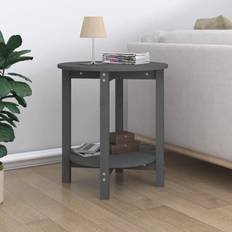 vidaXL Solid Wood Pine Ø 55 x 60 cm Coffee Table