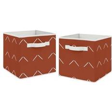 Interior Details Sweet Jojo Designs Diamond Tuft Arrow Fabric Bin Basket