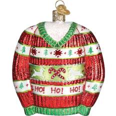 Gold Christmas Tree Ornaments Old World Christmas Festive Sweater Christmas Tree Ornament