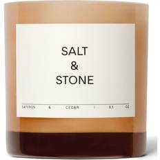 Salt & Stone Saffron Cedar Coconut Scented Candle