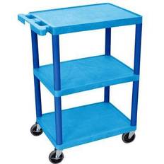 Blue Trolley Tables Luxor BUSTC222BU 3 Trolley Table