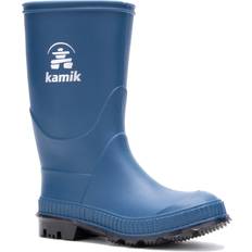 Recycled Materials Rain Boots Children's Shoes Kamik Kid's The Stomp Rain Boot - Light Navy