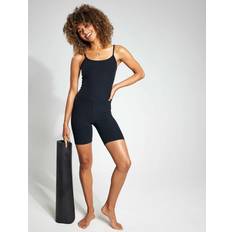 Fitness & Gym - White Jumpsuits & Overalls Beyond Yoga Spacedye Get In Gear Biker Jumpsuit Darkest Night