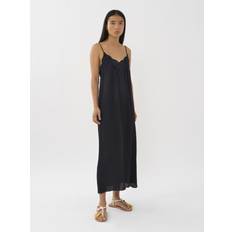 Blå - Slip-kjoler See by Chloé Embroidered slip dress Blue 100% Viscose