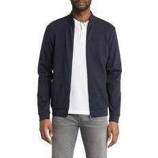 HUGO BOSS Men Sweaters HUGO BOSS Skiles Cotton Knit Zip-up Jacket