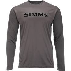 Stål Överdelar Simms Tech Tee - Steel