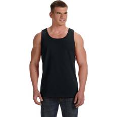 Green - Men Tank Tops Fruit of the Loom Mens HD Cotton Tank Top - Black