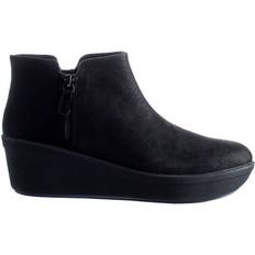 Clarks Nainen Nilkkurit Clarks Step Rose Up Boots - Black