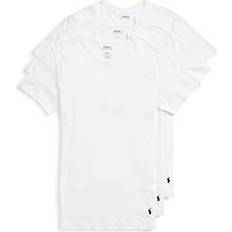 Slim - XL T-shirts & Tank Tops Polo Ralph Lauren Men's Slim Fit Wicking Crew Undershirts 3-pack - White