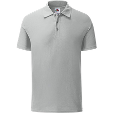 Fruit of the Loom Men's Iconic Polo Shirt - Heather Grey