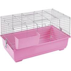 Little Friends rabbit cage 80cm pink tier bunny animal small pet guinea pig