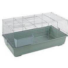 Little Friends rabbit guinea pig bunny big large cage 100cm silver/beige tier