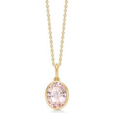 Mads Z Darling Pendant - Gold/Morganite