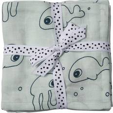 Done by deer burp cloth Done By Deer Muslinfilt 2-pack Sea Friends