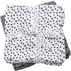 Done by Deer Burp Cloth 2-pack Happy Dots