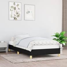 vidaXL 90x190 stof Sengeramme