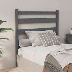 Wood Headboards vidaXL grey, 96 Pine Bed Headboard