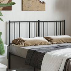 Beds & Mattresses vidaXL Metal Black 150 cm Headboard