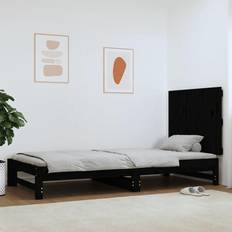 vidaXL 82,5x3x60 massivt fyrretræ Sengegavl