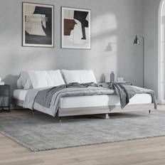 140cm - Single Beds Bed Frames vidaXL Bed Frame Sonoma Engineered Wood