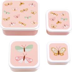 A Little Lovely Company Lunch & Snack Box Set Butterflies