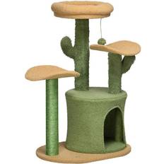 Pawhut Cactus Design Cat Climbing Tower 83cm