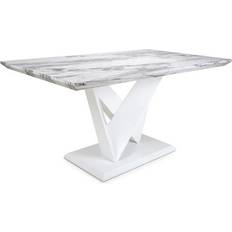 Marble Dining Tables Saturn Marble Effect Dining Table 90x150cm