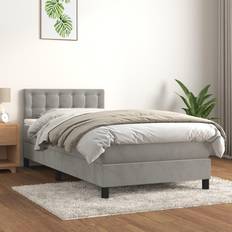 vidaXL madras 100x200 cmfløjl Kontinentalseng