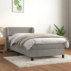 vidaXL madras 100x200 cmfløjl Kontinentalseng