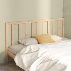 Beds & Mattresses vidaXL brown, 206 Solid Wood Pine Bed Headboard