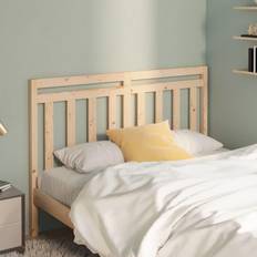 Beds & Mattresses vidaXL brown, 126 Solid Wood Pine Bed Headboard