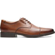 41 ½ - Herren Oxford Clarks Tilden Cap - Dark Tan