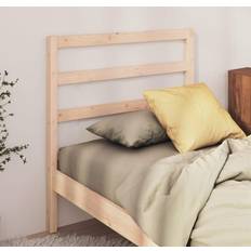 Brown Headboards vidaXL Solid Wood Pine Bed Multi Colours Headboard