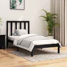 Senge & Madrasser vidaXL 100x200 massivt fyrretræ Sengeramme