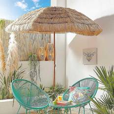 GardenWize Straw Beach Umbrella