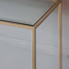 Beige Consolle Crossland Grove Modern Console Table - Champagne Consolle