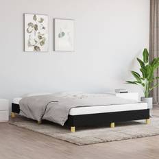 Letti e Materassi vidaXL Giroletto Nero 160x200 cm In Tessuto