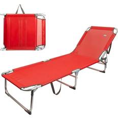 Rouge Chaises longues Chaise De Plage Aktive 188 x 30 x 58 cm