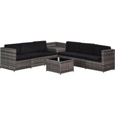 OutSunny 8Pcs Outdoor Lounge Set